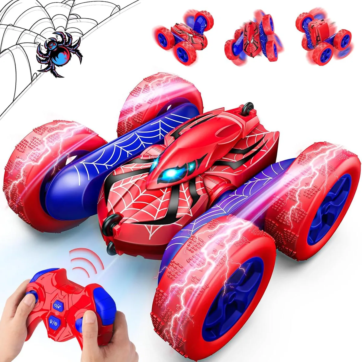 usbroway usbroway Spider 4WD RC Car 2.4GHz 360° Stunt 15KM/H — product photo