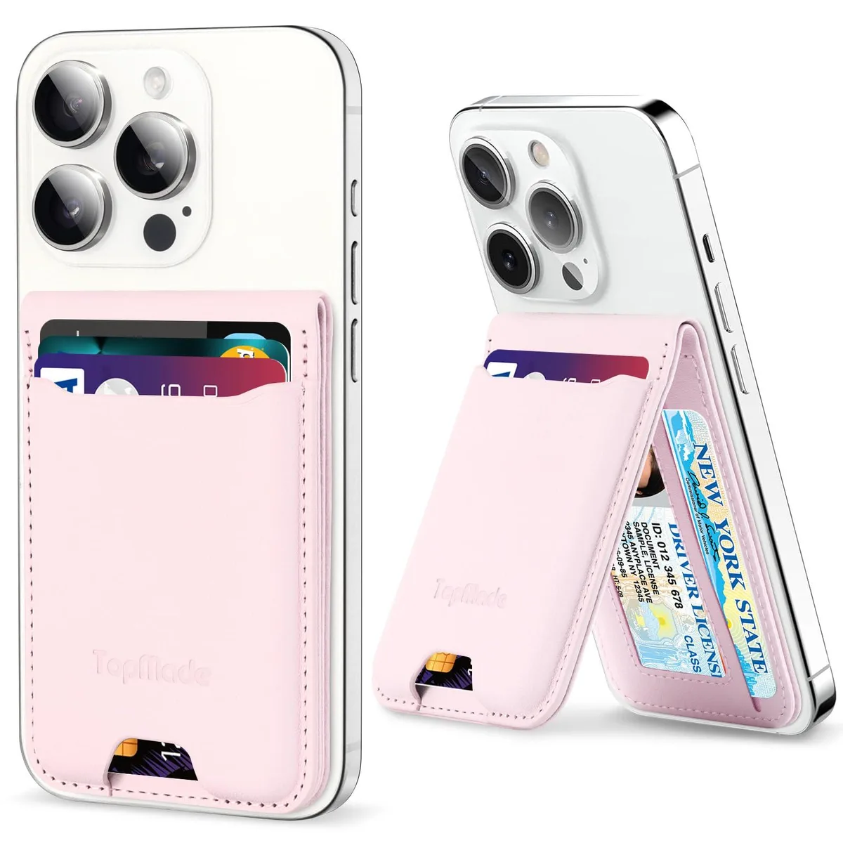  Viator Gear Phone Card Holder Pink 6 Cards Stand RFID 3M — product photo