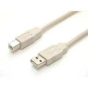STARTECH STARTECH USBFAB_10 USB A to B cable 10 ft beige male to male — product photo