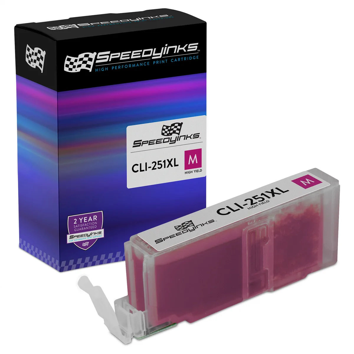 SpeedyInks SpeedyInks CLI-251XL High-Yield Magenta Ink Cartridge (660 pages) — product photo