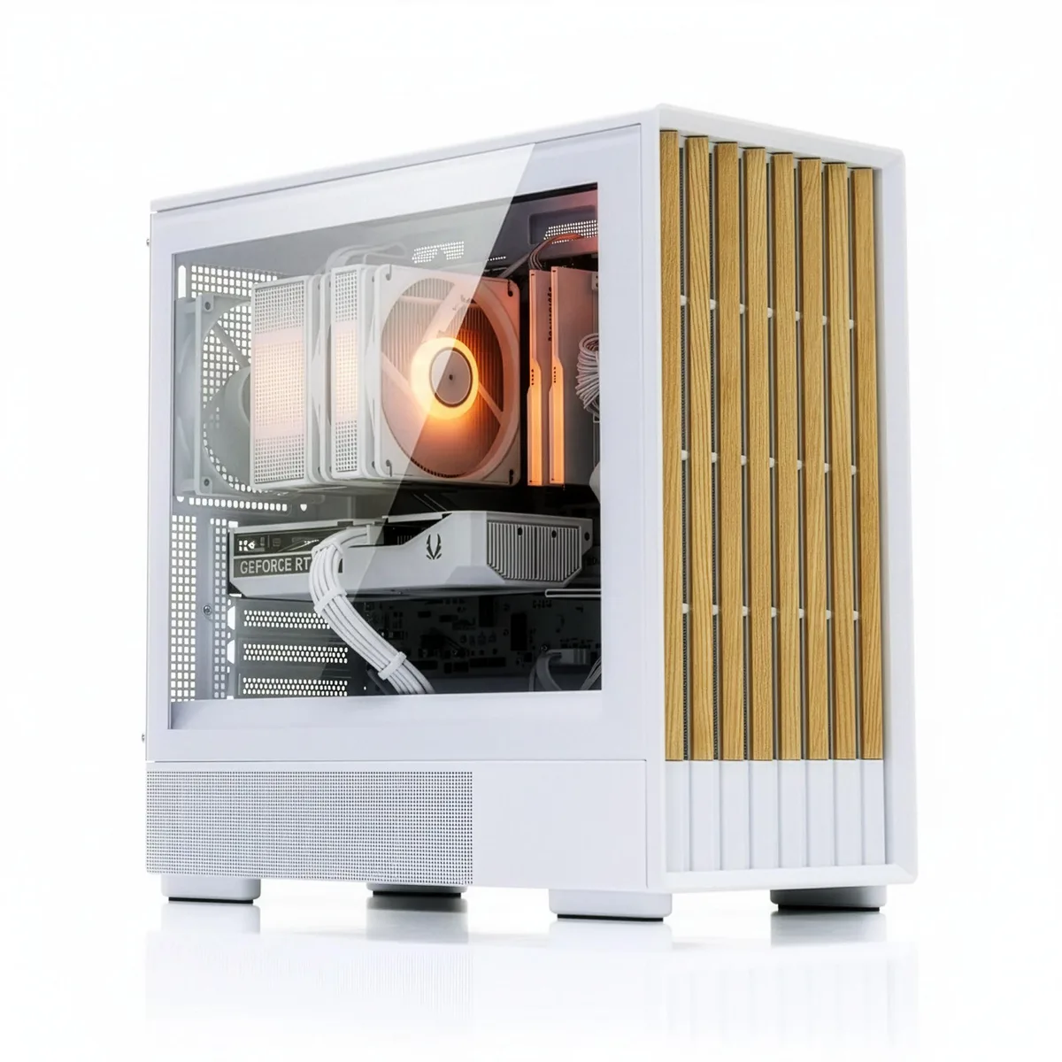 Zalman Zalman P10 NAMU mATX Mini Tower PC Case White — product photo