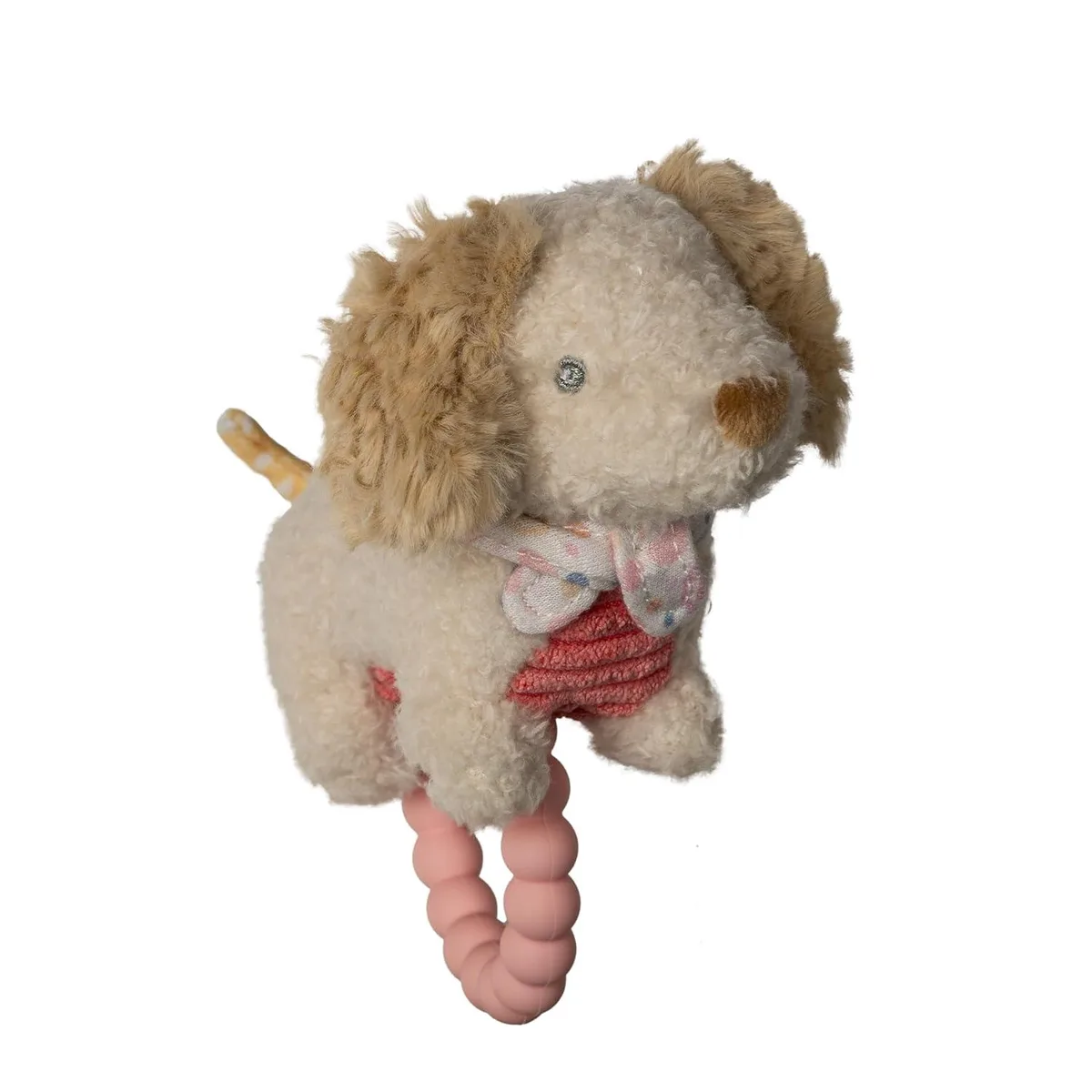 Mary Meyer Stuffed Toys Mary Meyer Stuffed Toys Soft Baby Rattle Teether Ring 6 Inch Tan Dancing Dachshund — product photo