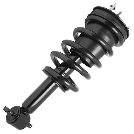 Unity 11650 front complete strut assembly, silver metal coil spring and housing