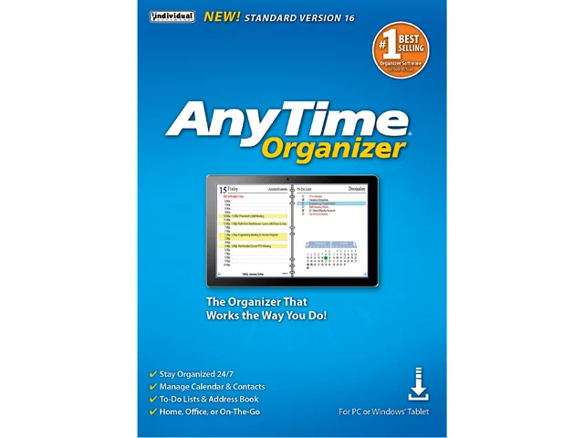Individual Software Individual Software ESD-A16S AnyTime Organizer Standard 16 learning — product photo