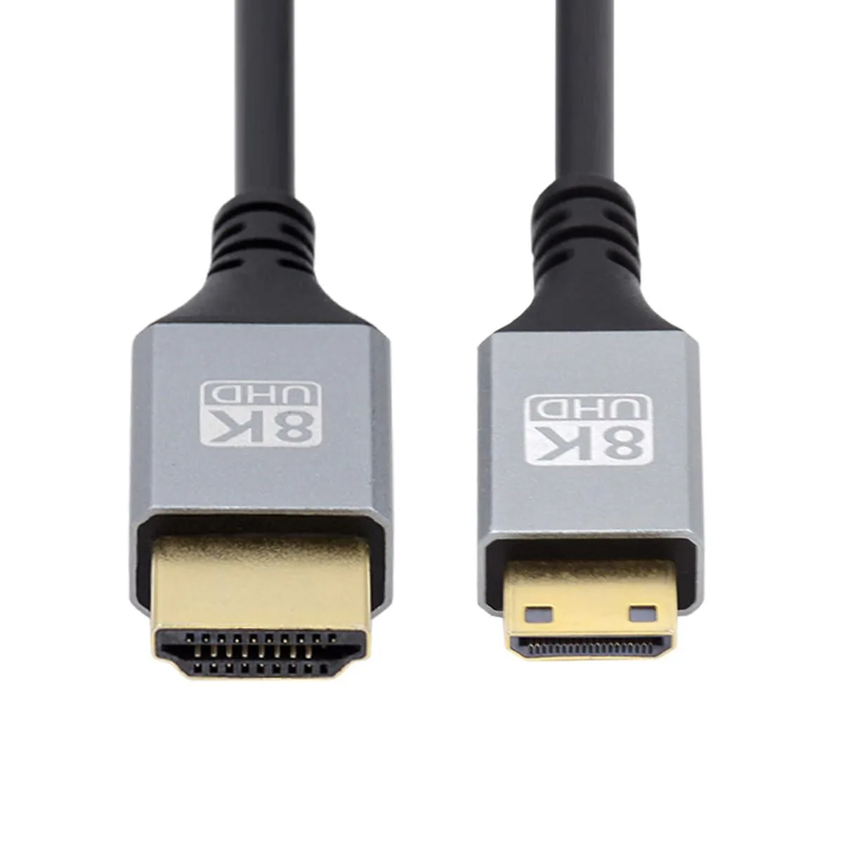 Fervit Fervit Mini HDMI 2.1 to USB-C Cable 100 cm 48 Gbps 4.0 mm — product photo
