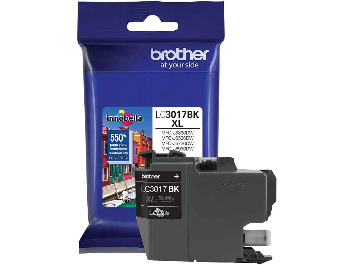 Brother Brother LC3017BK High Yield Black Ink Cartridge 550 Pages ink cartridges (genuine brands) — product photo