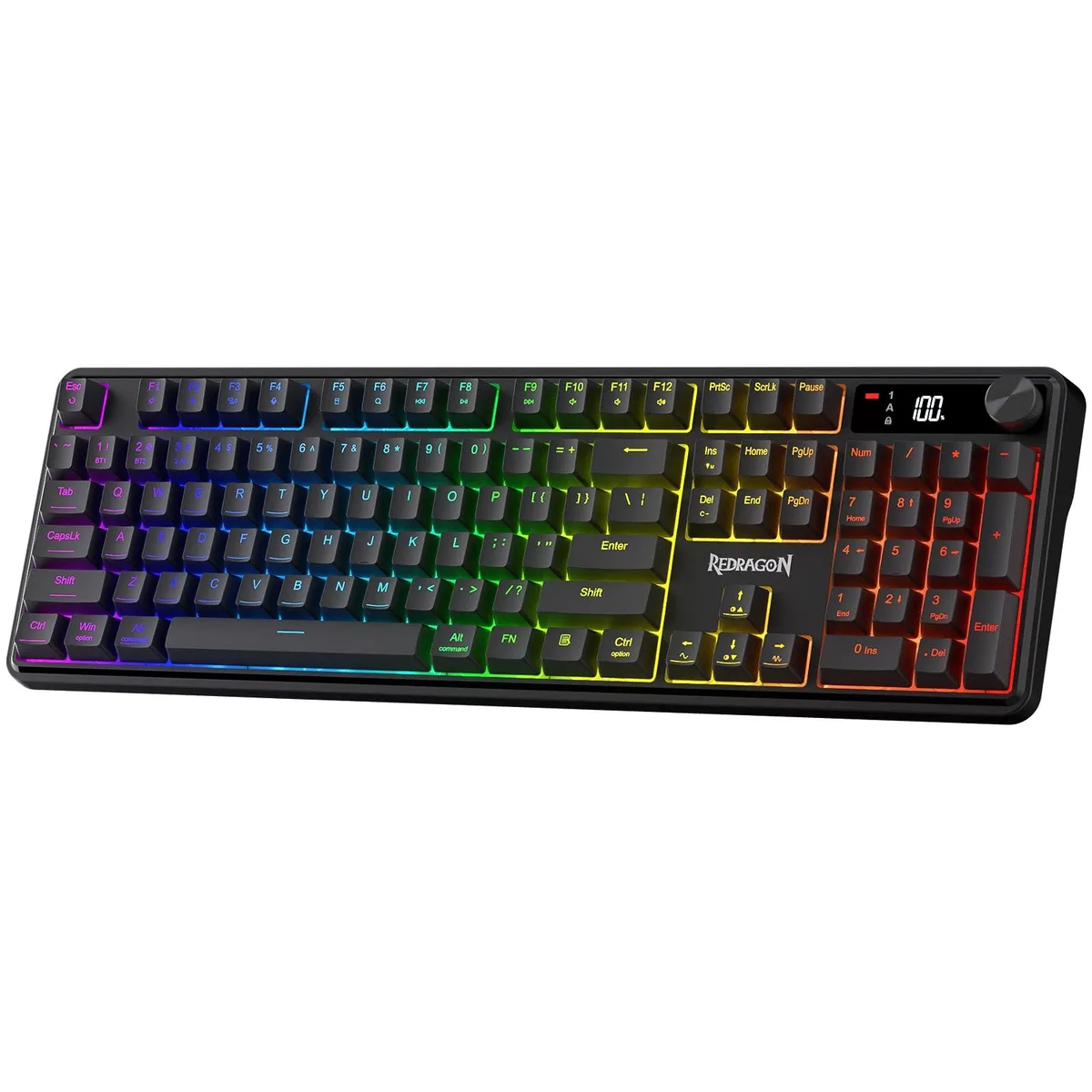  Redragon K526 PRO RGB Wireless Membrane Gaming Keyboard 104 Keys — product photo