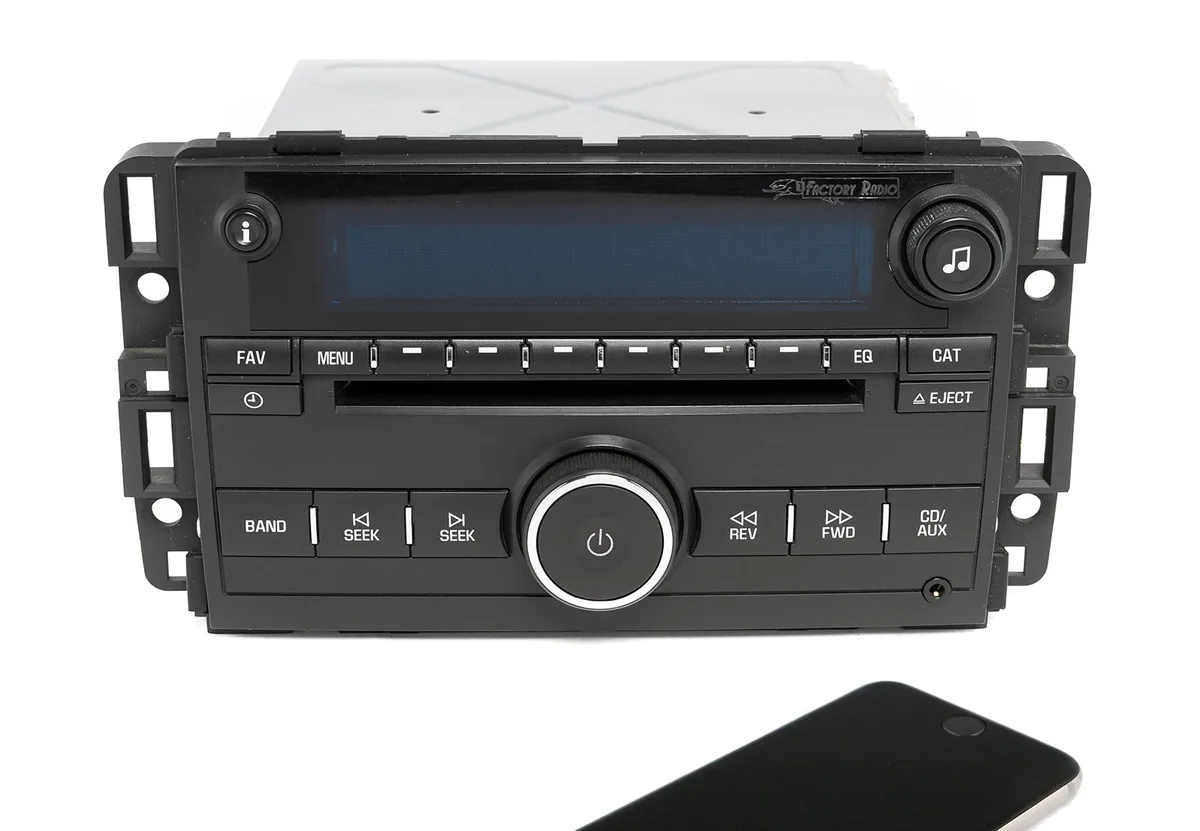 1 Factory Radio 1 Factory Radio Chevrolet Impala Monte Carlo 2006 AM FM CD Bluetooth 15798974 — product photo