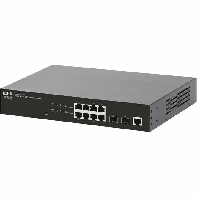 Tripp Lite Tripp Lite NGS8C2-1 8-Port Managed Gigabit Switch 2 SFP — product photo