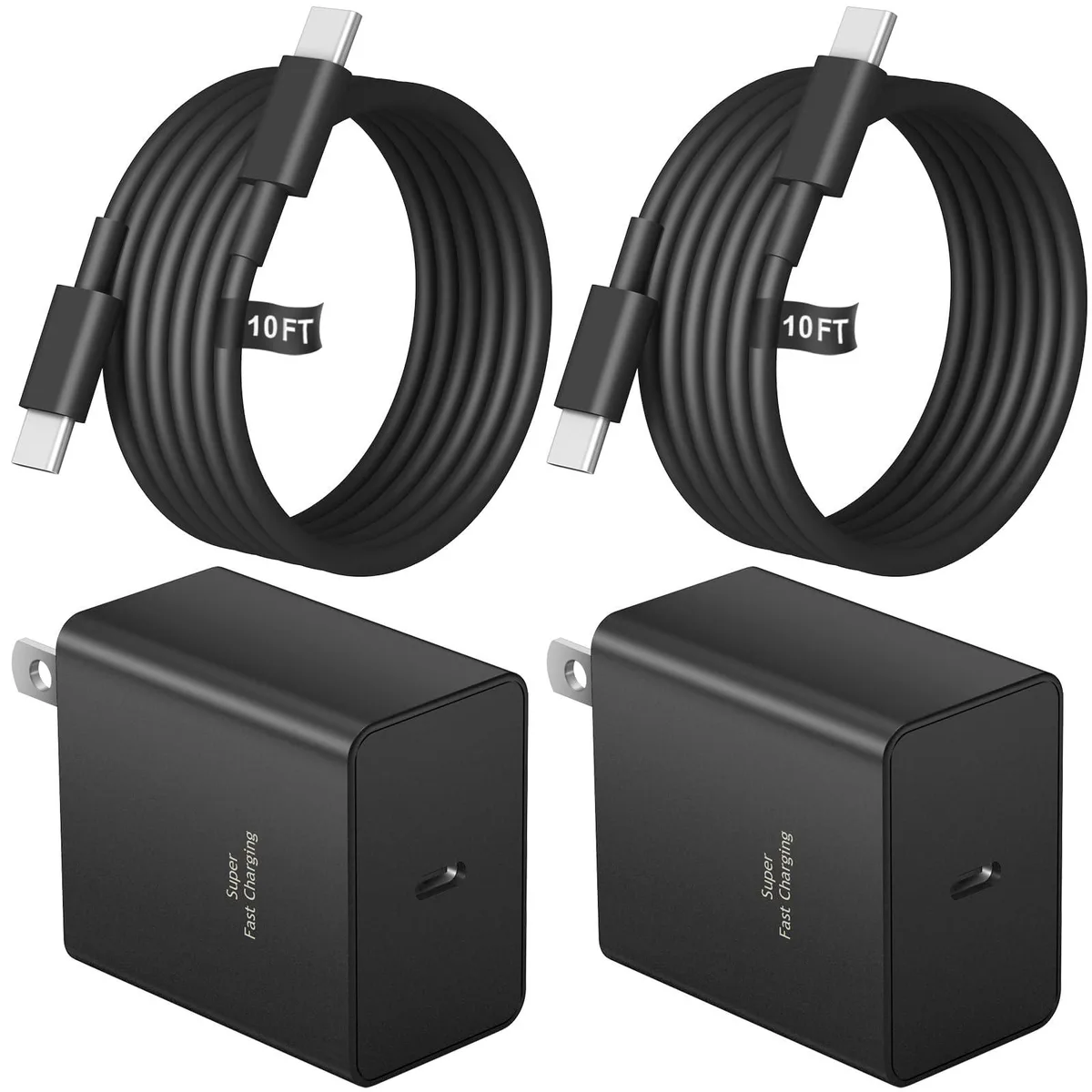 No Sew No Sew A2379 45W USB-C charger 2-pack 10ft — product photo