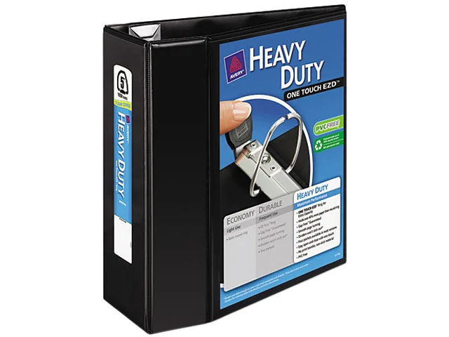 Avery Avery 79606 Heavy-Duty EZD View Binder 5" Capacity Black — product photo