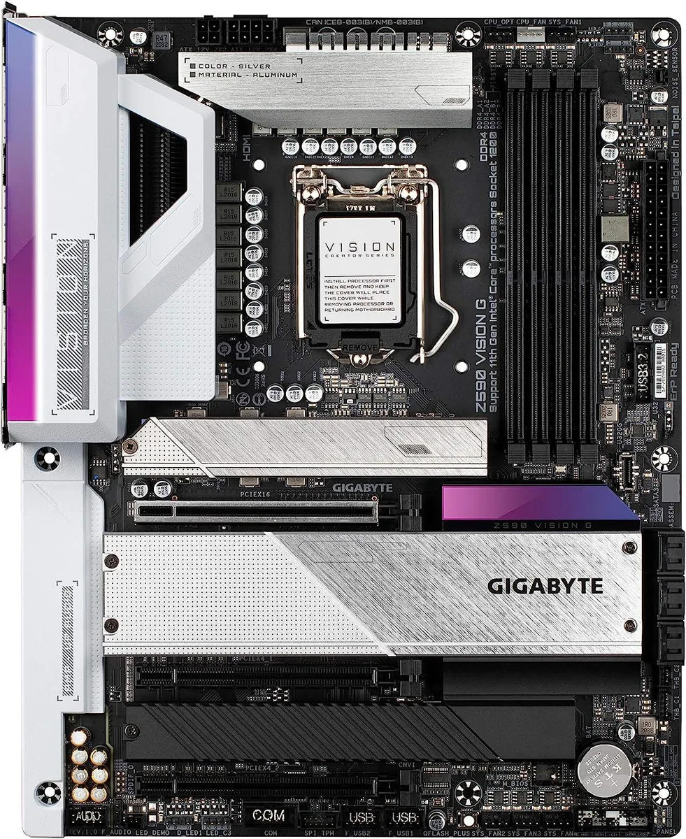 GIGABYTE GIGABYTE Z590 VISION G Intel motherboard — product photo