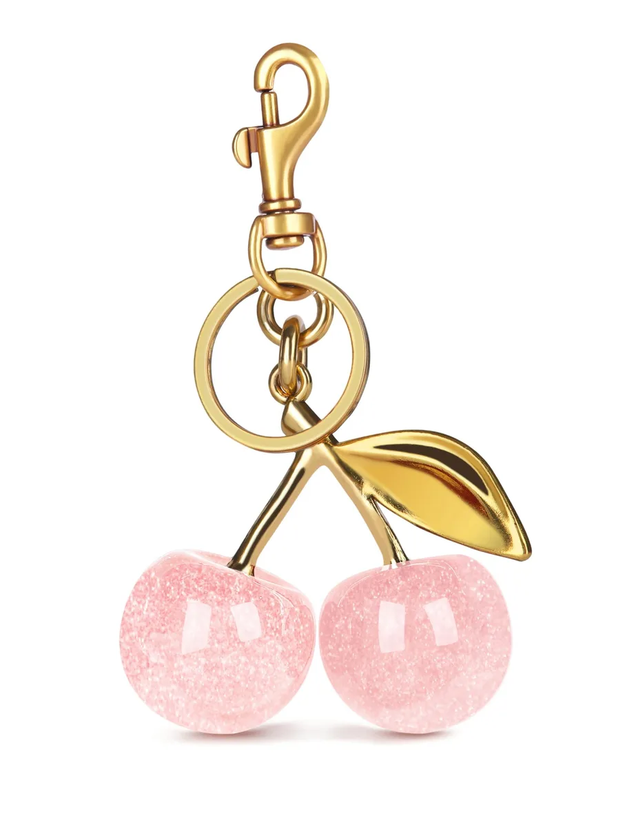  OVRUNS Cherry Bag Charm Silver 925 Silver Rhodium Plated — product photo