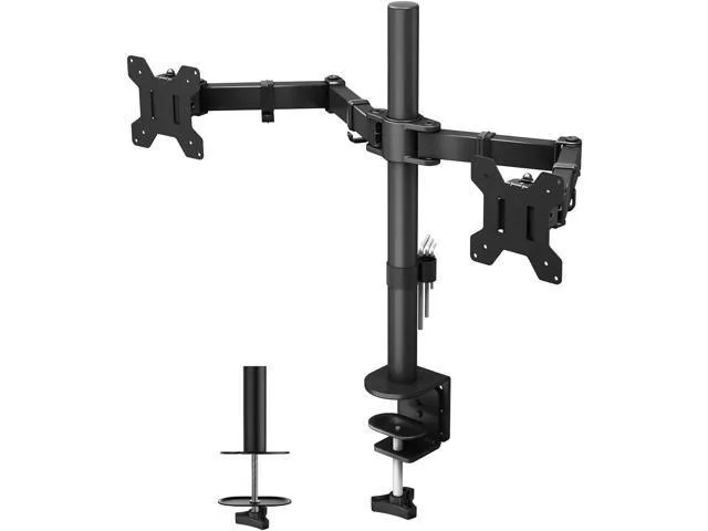 LORDWORLD LORDWORLD Dual Monitor Desk Mount 13-27 inch 22 lbs VESA 75x75 100x100 — product photo