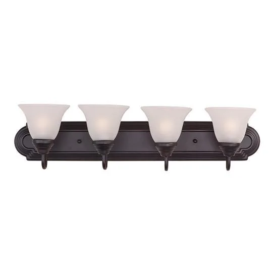 Maxim Mfg. Maxim Mfg. 4-Light Bathroom Vanity Light Oil Rubbed Bronze 30.000 wide 7.000 high — product photo