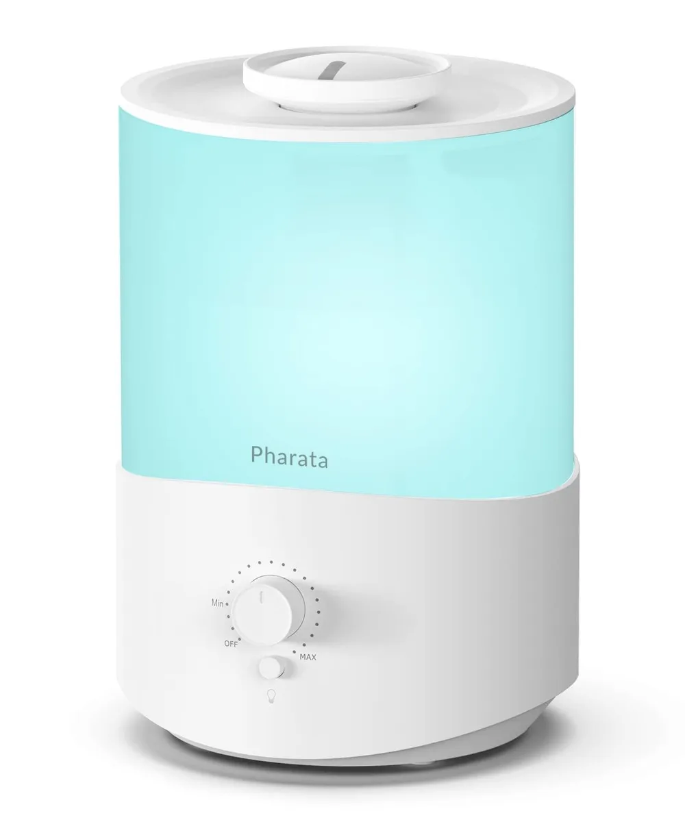  Pharata 2.5L Cool Mist Humidifier with Essential Oil Diffuser — product photo