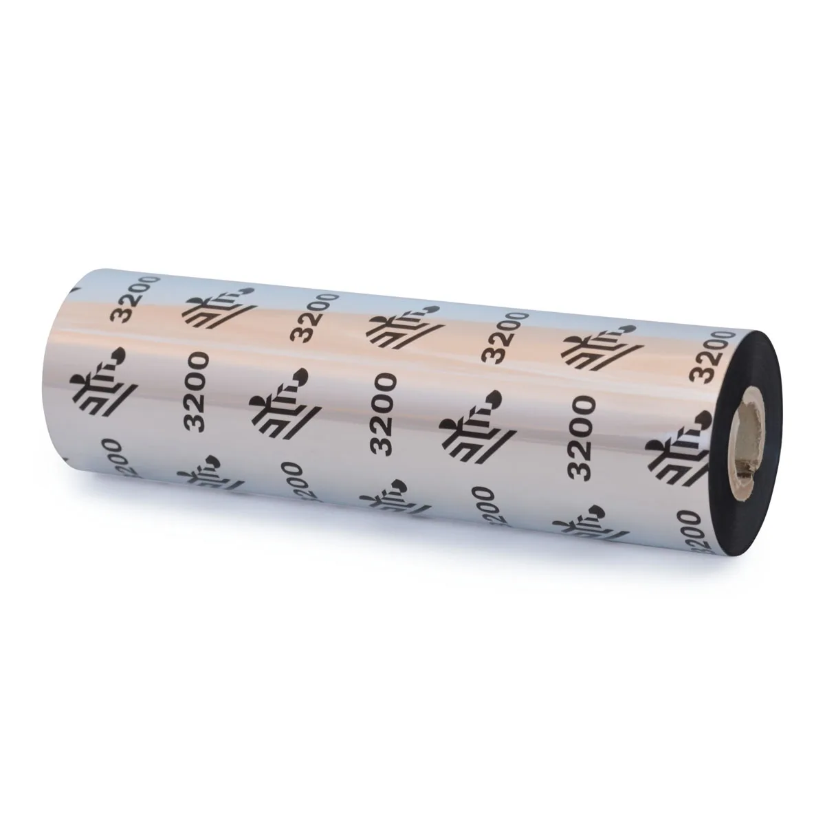 Zebra Zebra 03200GS11007 3200 Wax Resin Ribbon 4.33in 242ft .5in core Black 12/Carton — product photo