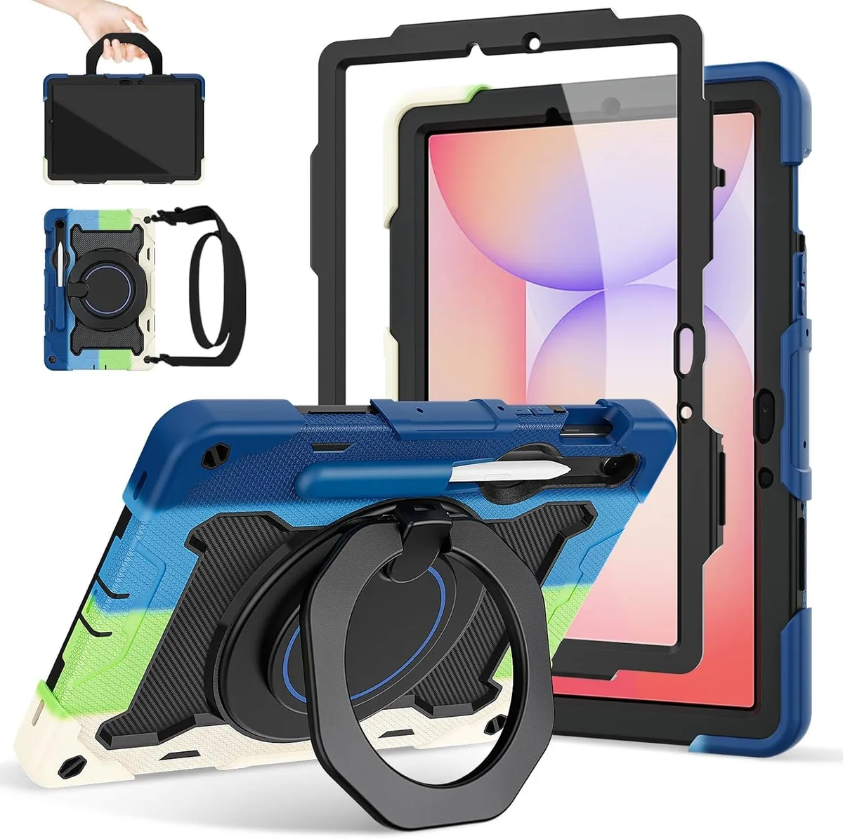 Kootion Kootion SM-X400/X406B laptop case 10.9/11 inch kids HD screen protector 360 rotating — product photo