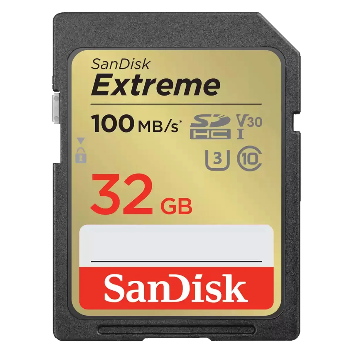 SanDisk SanDisk SDSDXVT-032G-ANCIN 32GB Extreme SDHC memory card 100 MB/s 60 MB/s — product photo