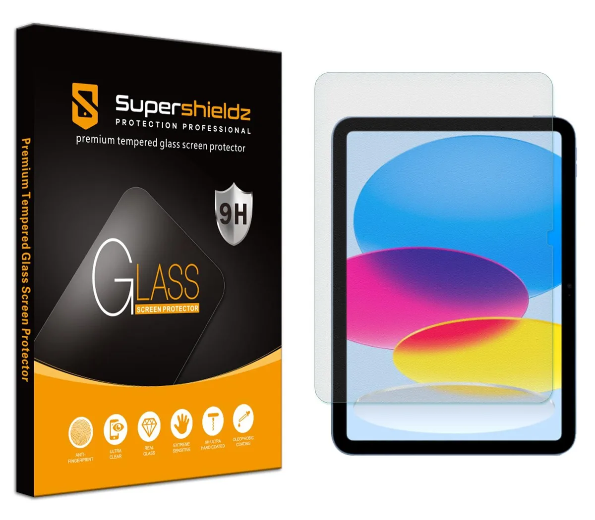  Supershieldz SS-MTG-A-iPad 10.9 (2022)-1P Matte Tempered Glass Screen Protector 10.9 inch — product photo