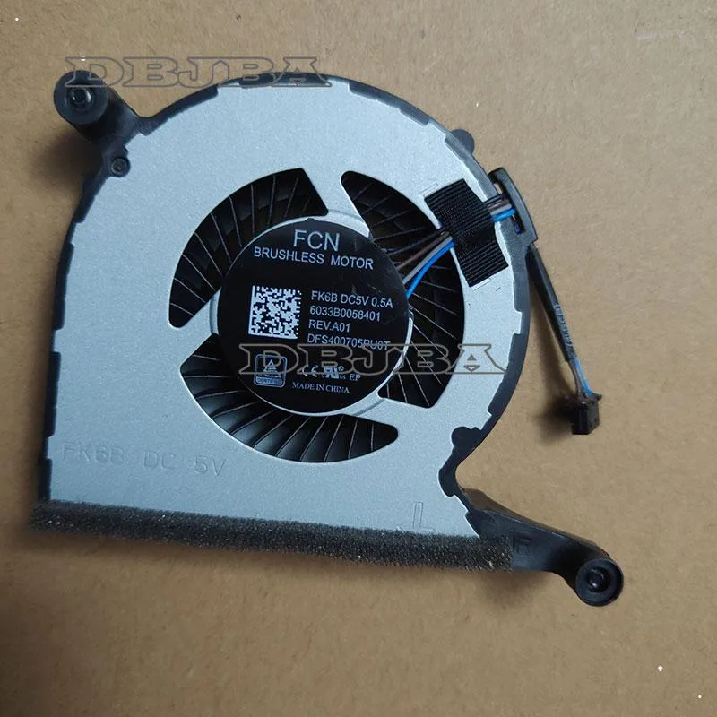 DBTLAP DBTLAP Laptop Cooling Fan FK6B DC5V .5A 6033B0058401 DFS400705PU0T — product photo