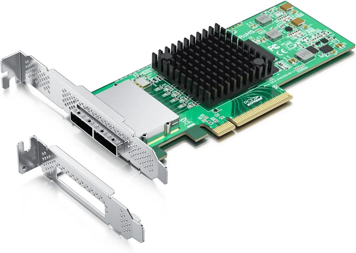 LSI LSI SAS2008 8-Port 6Gb/s External HBA network card — product photo