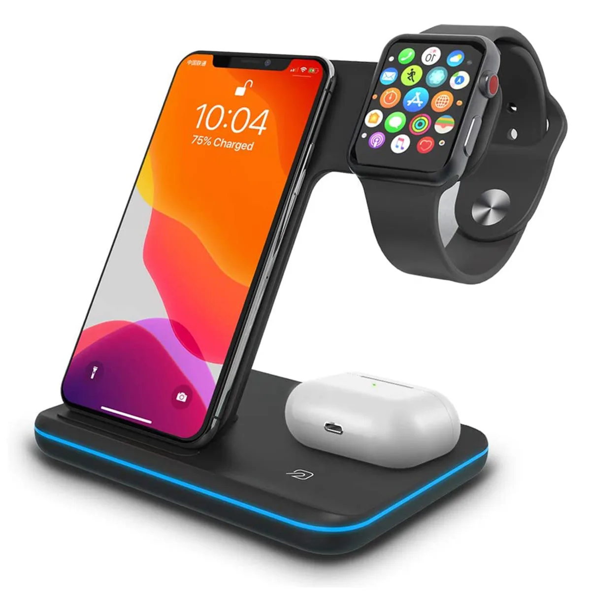 AUTENS AUTENS 3-in-1 15W Qi Wireless Charging Stand — product photo