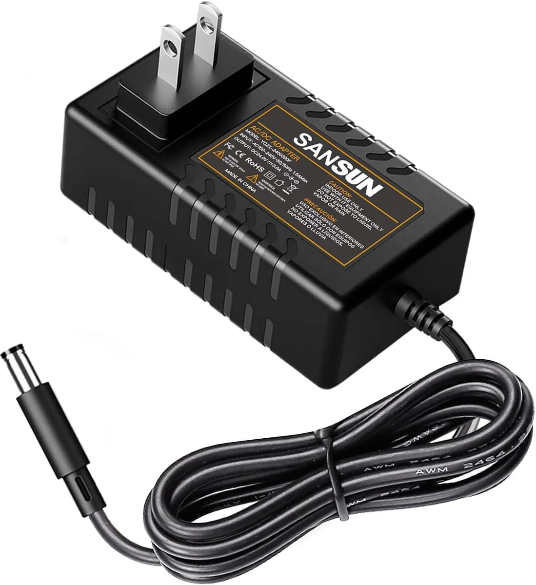 BASEUS BASEUS 24V AC Adapter 100-240V 5.5x2.1mm Jack — product photo