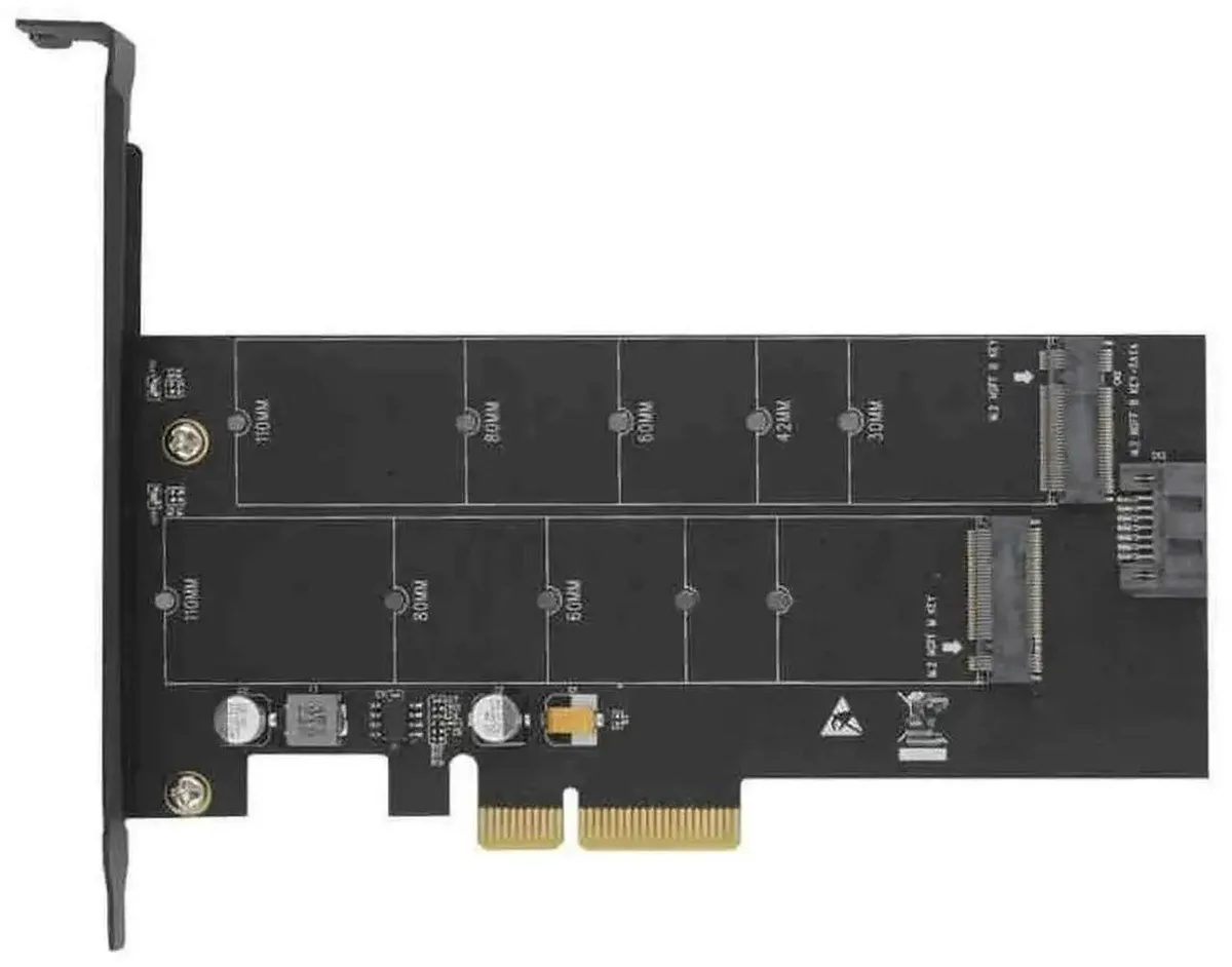 SMUGDESK SMUGDESK M.2 NVMe SATA PCIe 3.0 X4 Adapter 12V 3.3V — product photo