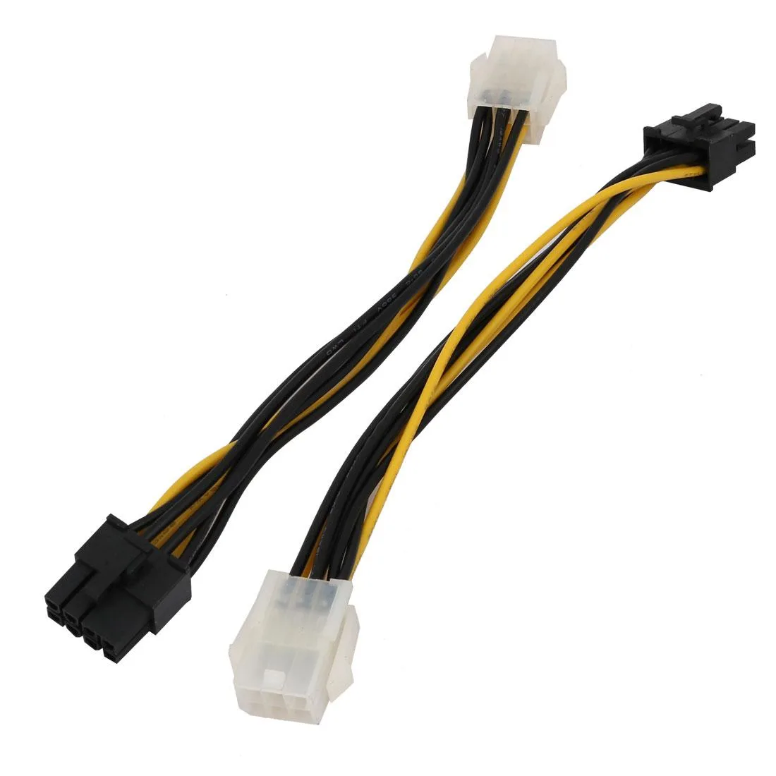 Unique-Bargains Unique-Bargains 6-Pin Male to 8-Pin ATX Female CPU Power Extension Cable 2pcs — product photo