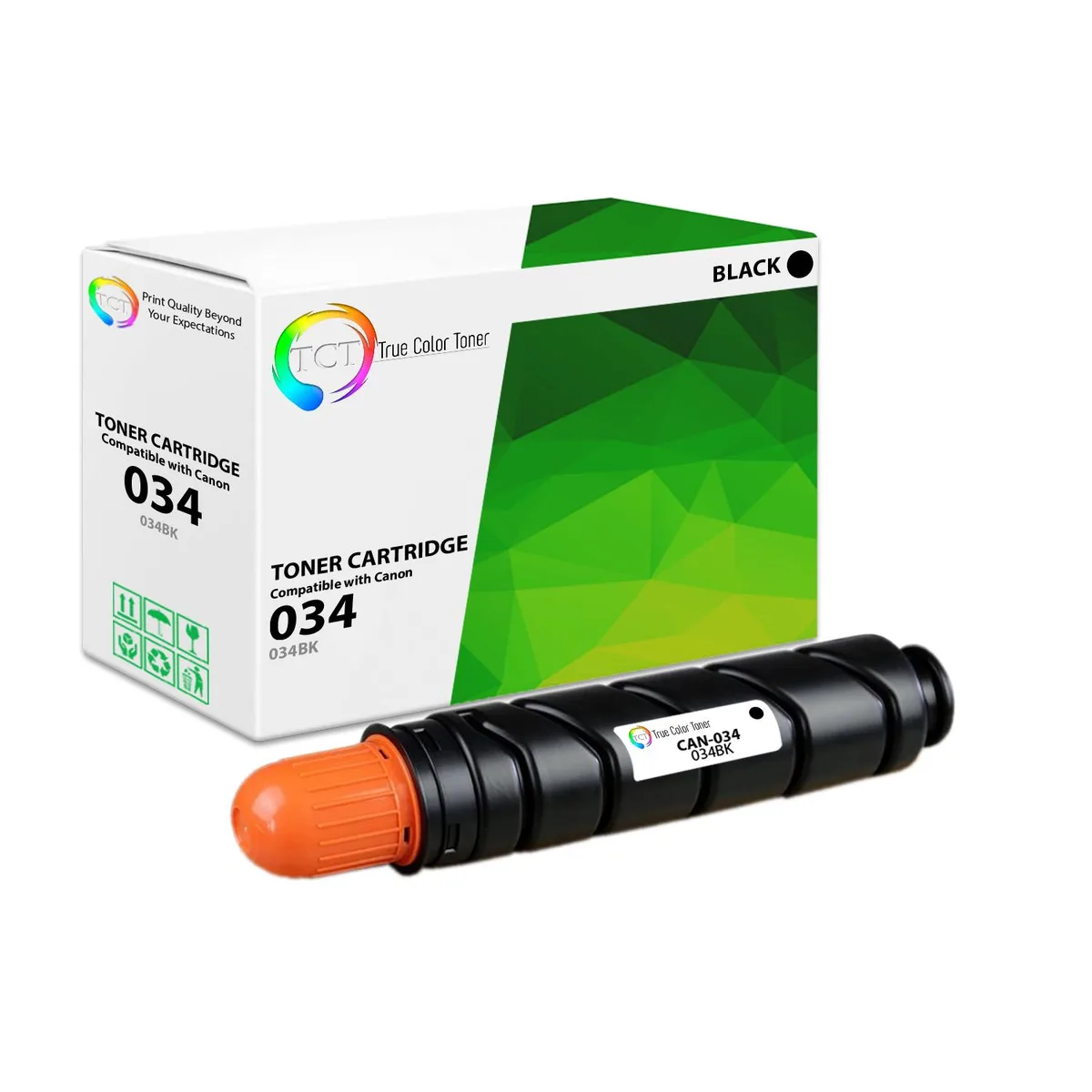 TCT TCT 034BK Black Toner Cartridge 12000 Pages — product photo