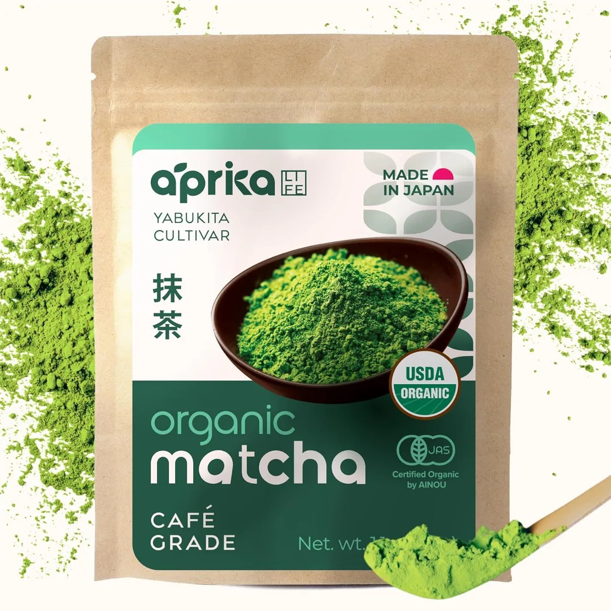 Aprika Life Aprika Life Organic Matcha Green Tea Powder 1.05oz (30g) — product photo