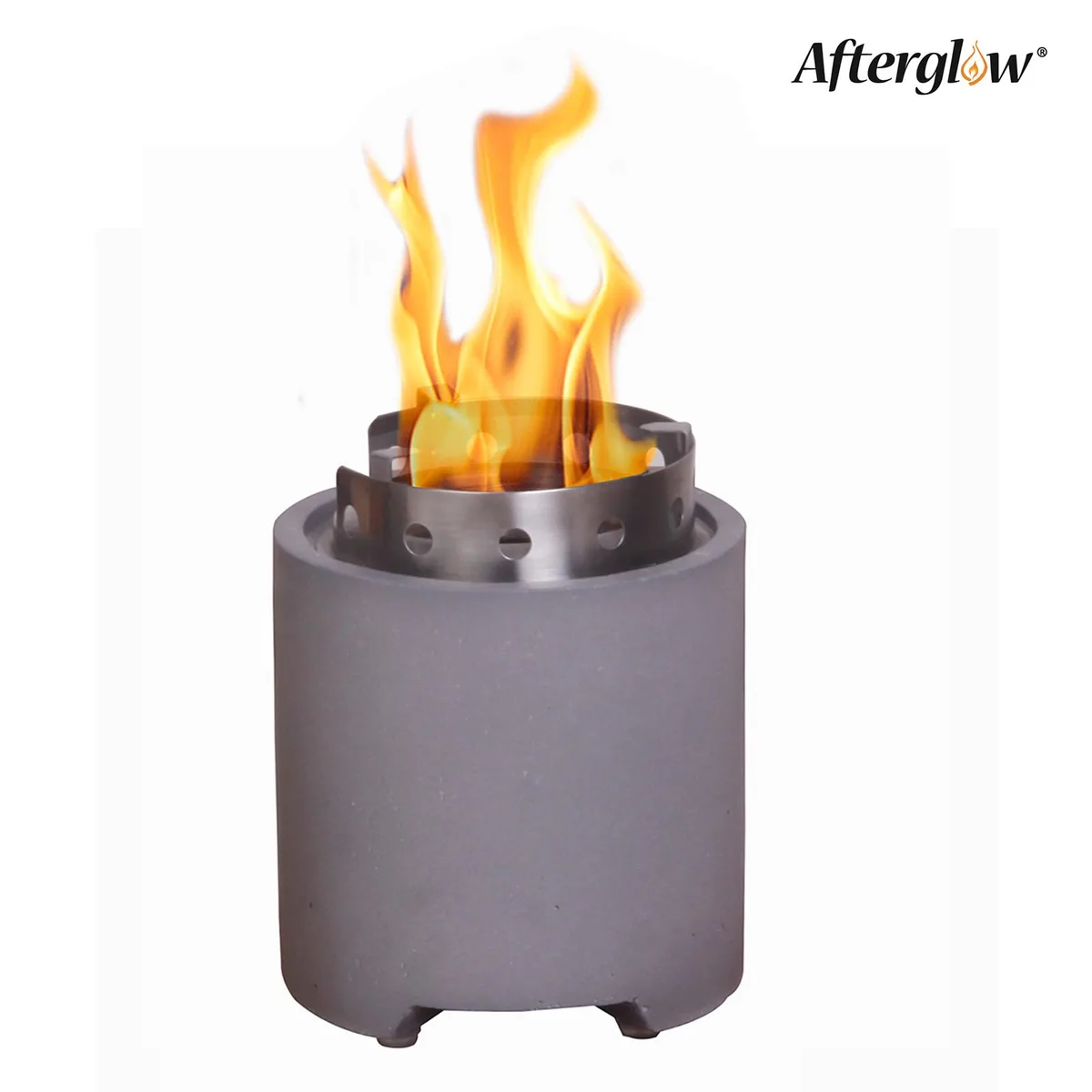 Afterglow Afterglow Mini Tabletop Fire Bowl Concrete Texture — product photo