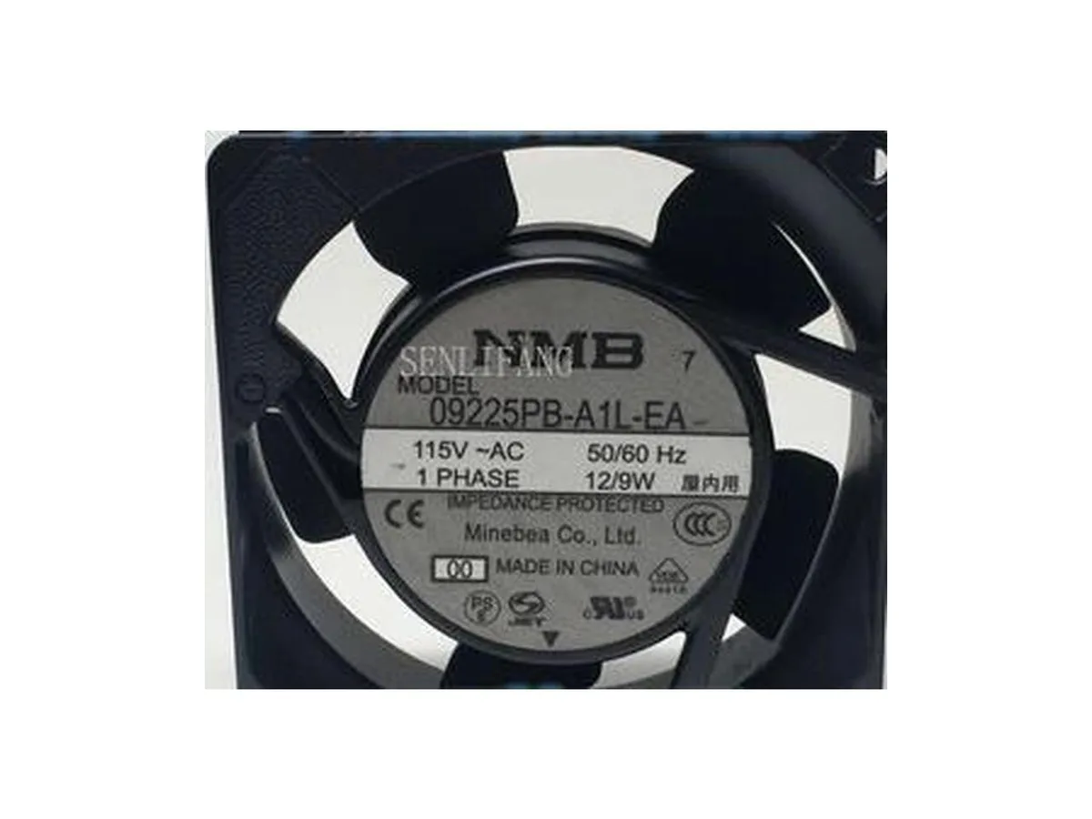 Fans Fans 9025 09225PB-A1L-EA 115V 50/60 12/9W silent aluminum frame case fan — product photo