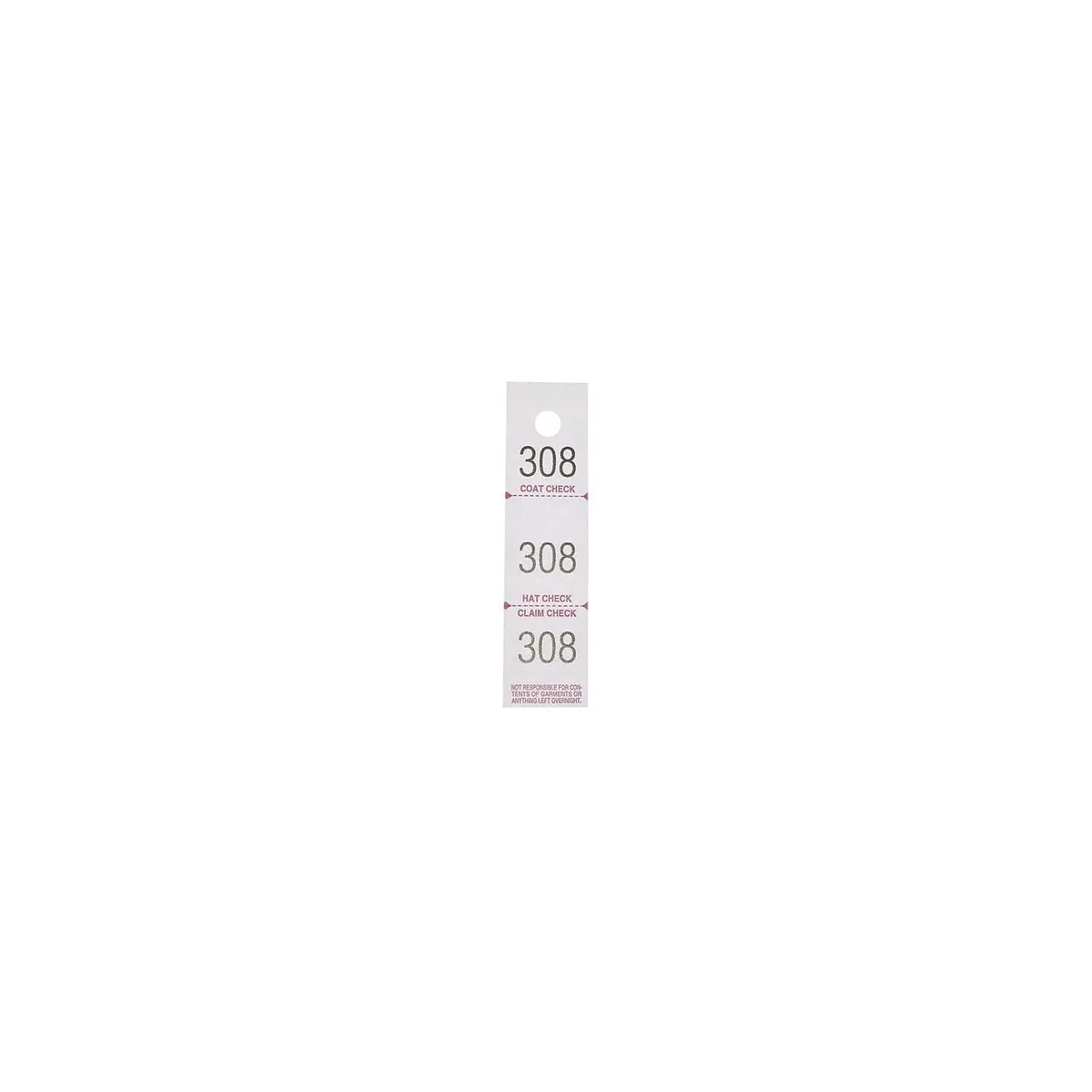 Sparco Products Sparco Products 99300 coat check tickets 3-part 500 pack — product photo