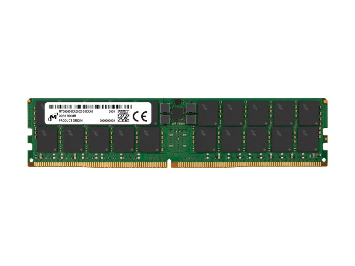 Micron Technology, Inc. Micron Technology, Inc. MTC40F204WS1RC64BC1R DDR5 RDIMM 96GB 2Rx4 6400 CL52 server RAM — product photo