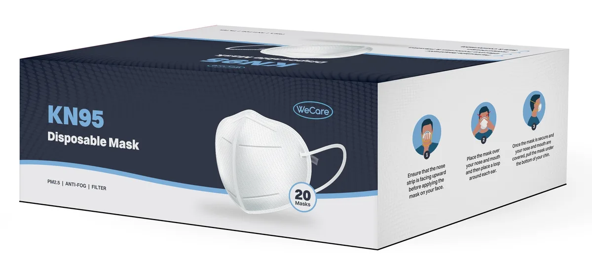 Others Others KN95 Face Masks White 20 Pack Individually Packaged — product photo