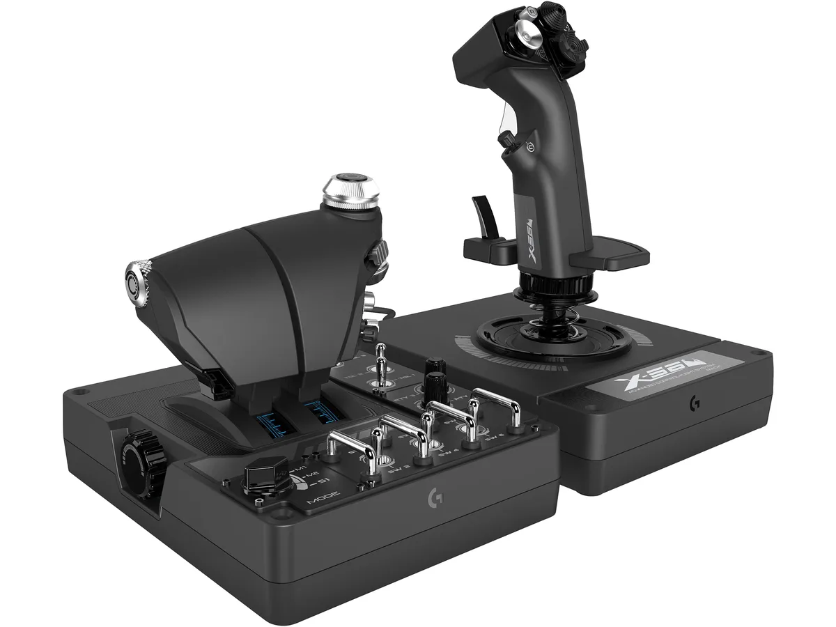 Logitech Logitech G X56 H.O.T.A.S 945-000058 flight simulator — product photo