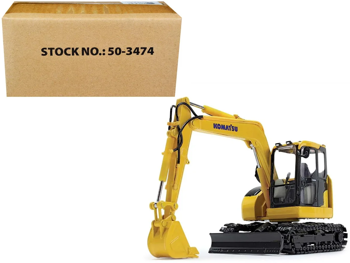 First Gear First Gear Komatsu PC78US-11 Excavator 1/50 Diecast hobby collectible — product photo