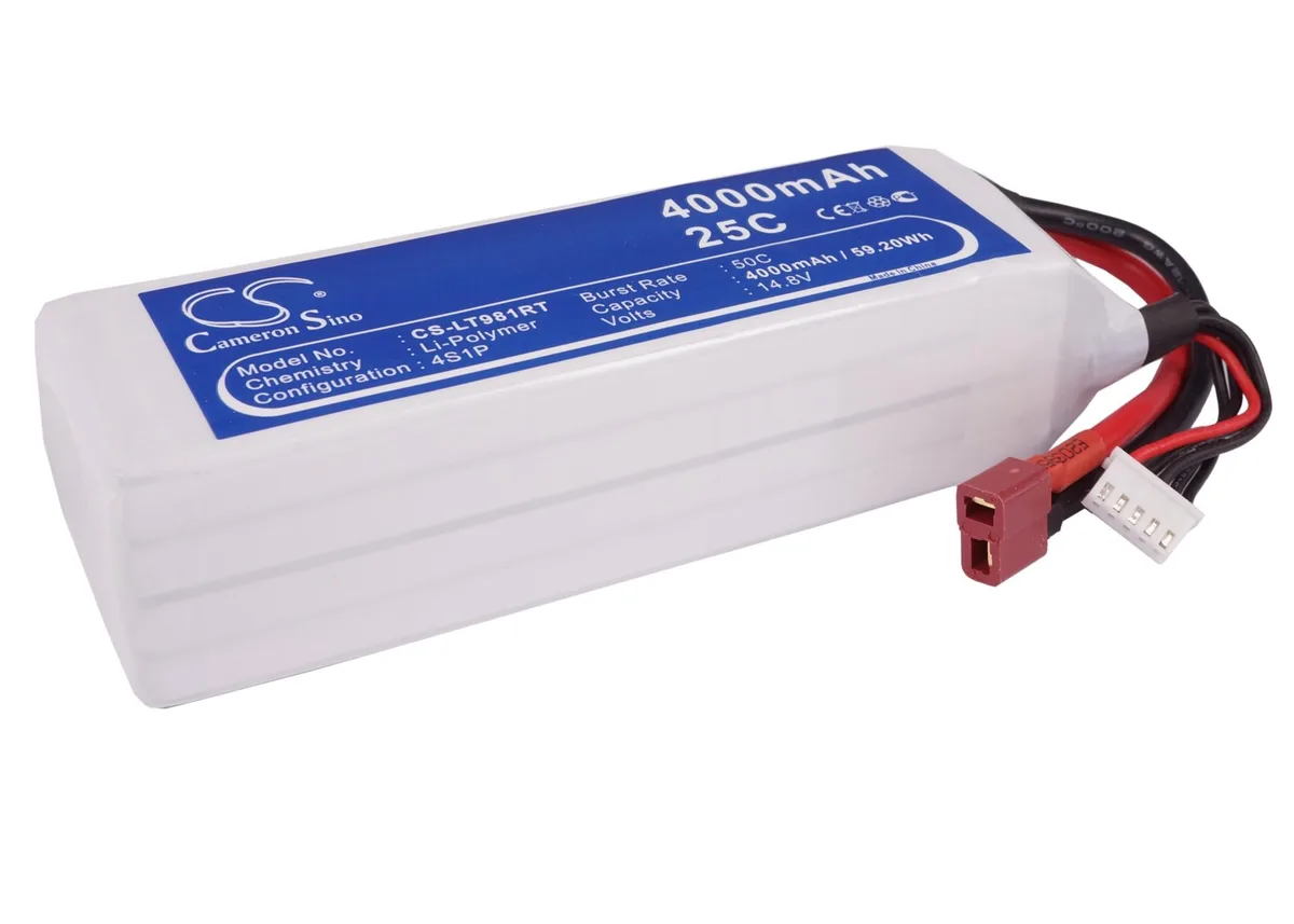 Cameron &amp; Co Cameron &amp; Co DS-CS-LT981RT 14.8V 4000mAh Li-Polymer Battery White — product photo