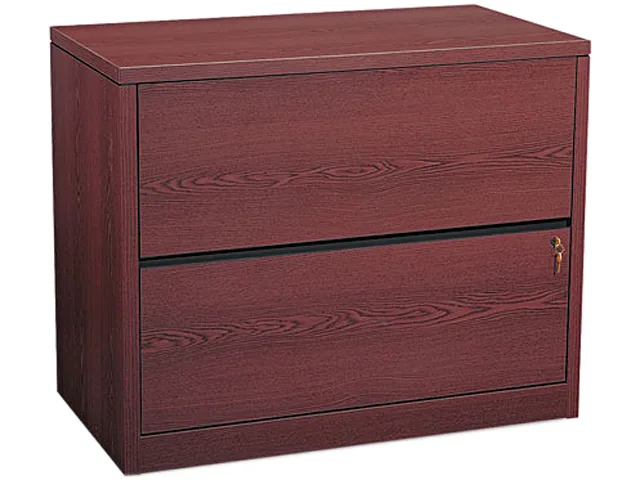 HON HON 10563NN 10500 Series Two-Drawer Lateral File 36w 20d 29h Mahogany office furniture — product photo