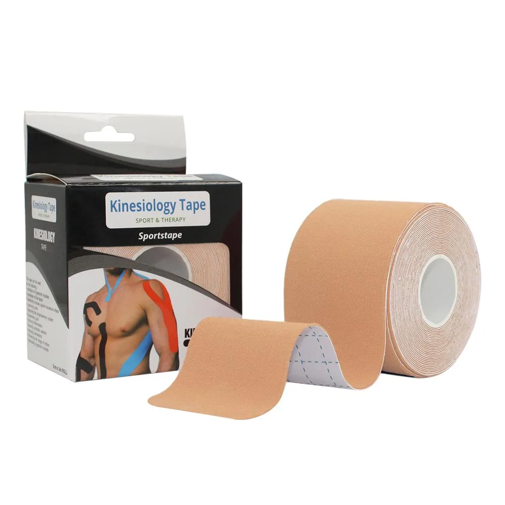 COMOmed COMOmed Kinesiology Tape 2 in x 16.5 ft Tan Cotton 1 Roll — product photo