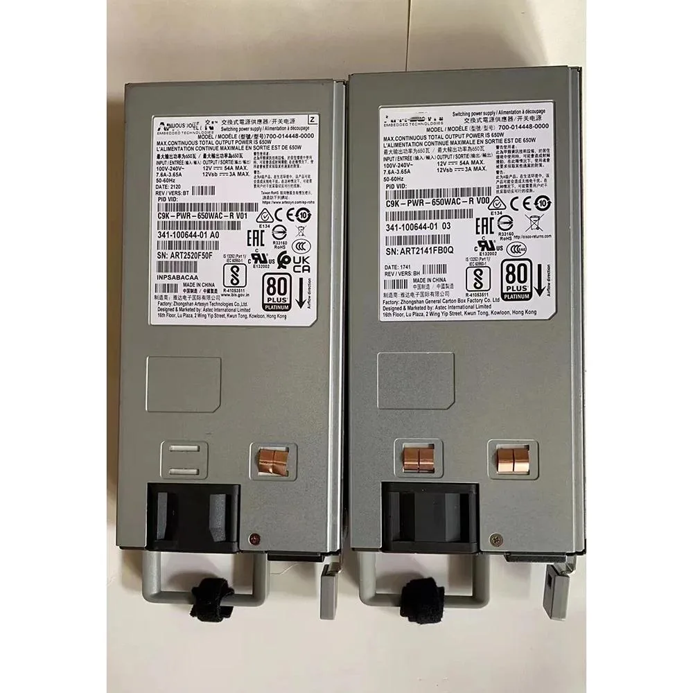 KHACHIMO KHACHIMO C9K-PWR-650WAC-R 650W C9500 Series AC Power Supply — product photo