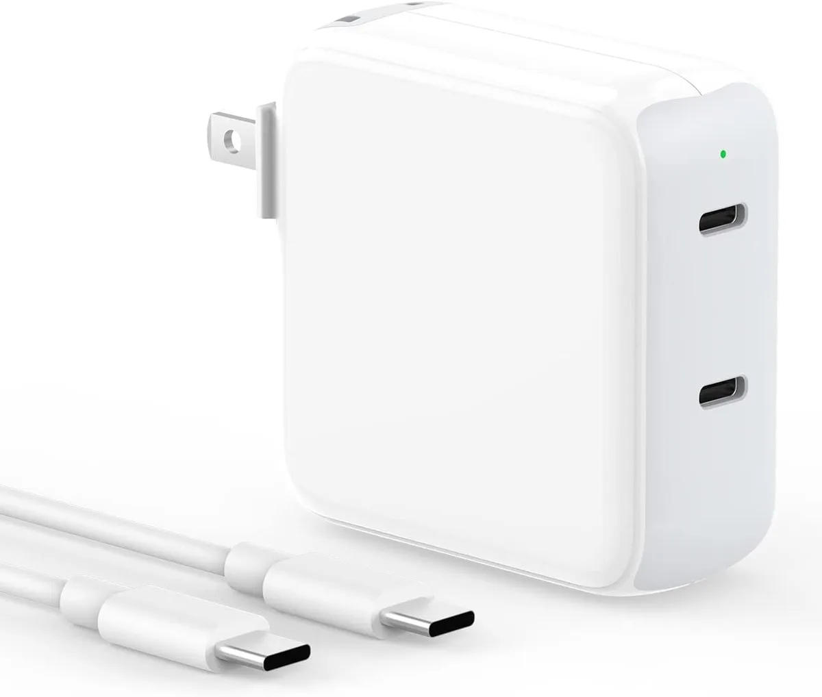 FORIDA FORIDA 67W Dual Port USB-C AC Adapter 6.6ft Cable — product photo