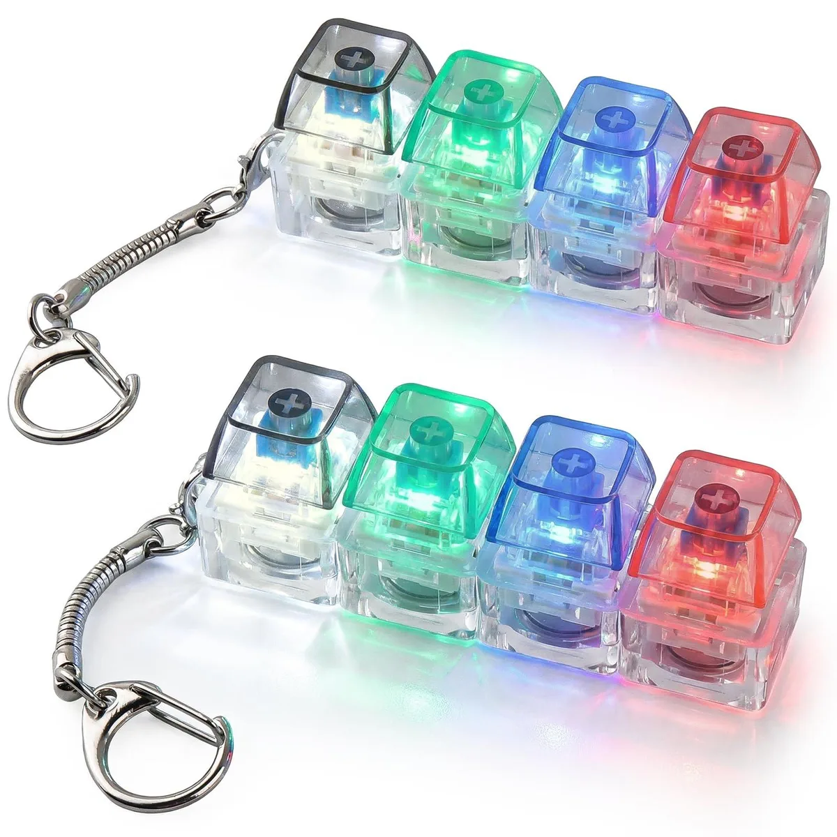  Keyboard Fidget Toy Light Up 2 Pcs 1.1 x 2.91 in — product photo