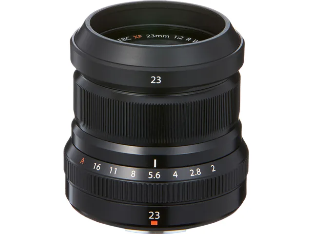 FUJIFILM FUJIFILM 16523169 XF 23mm f/2 R WR camera lens Black — product photo