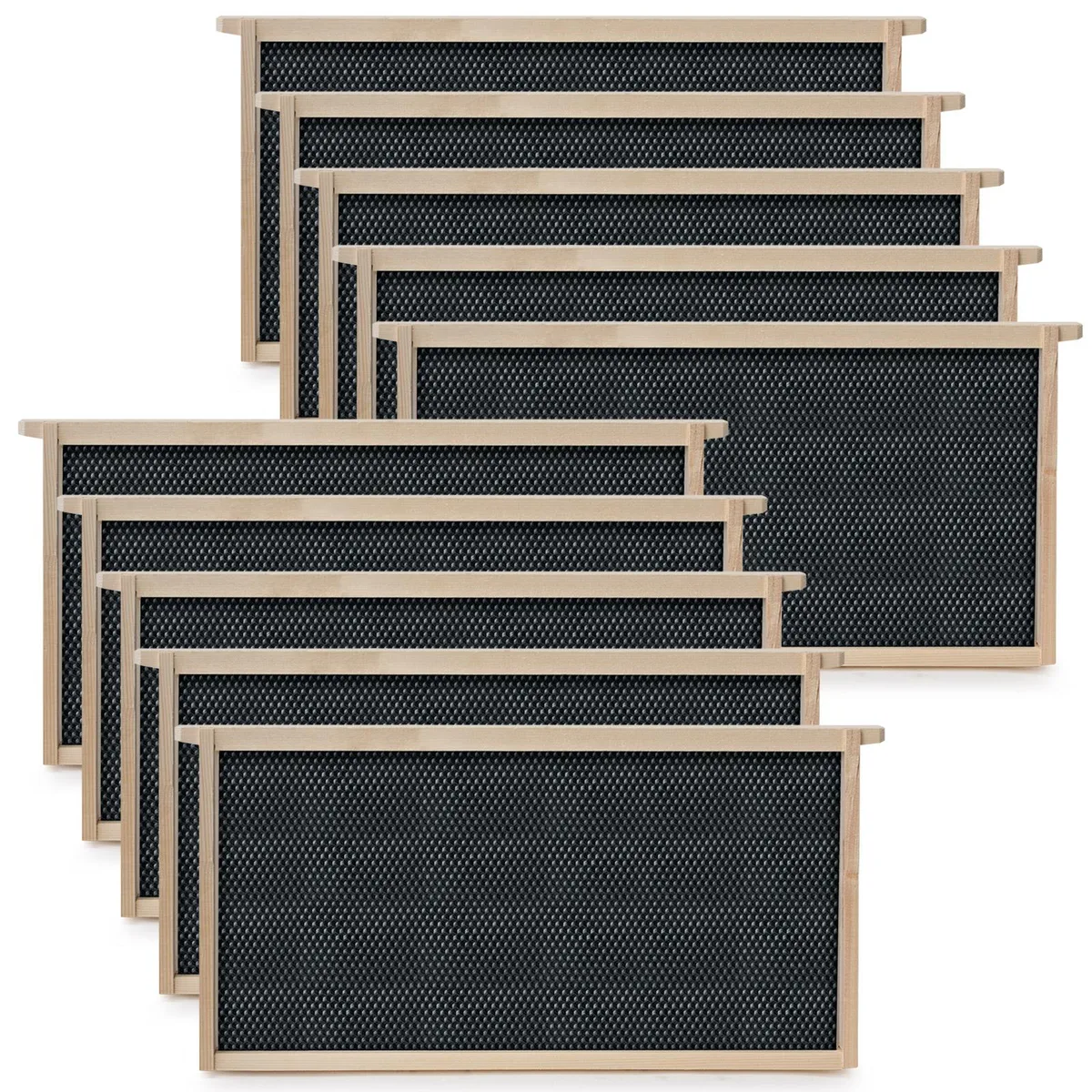 Honey Keeper Honey Keeper 10 Deep Frame Kit with Foundations Langstroth Beekeeping — product photo