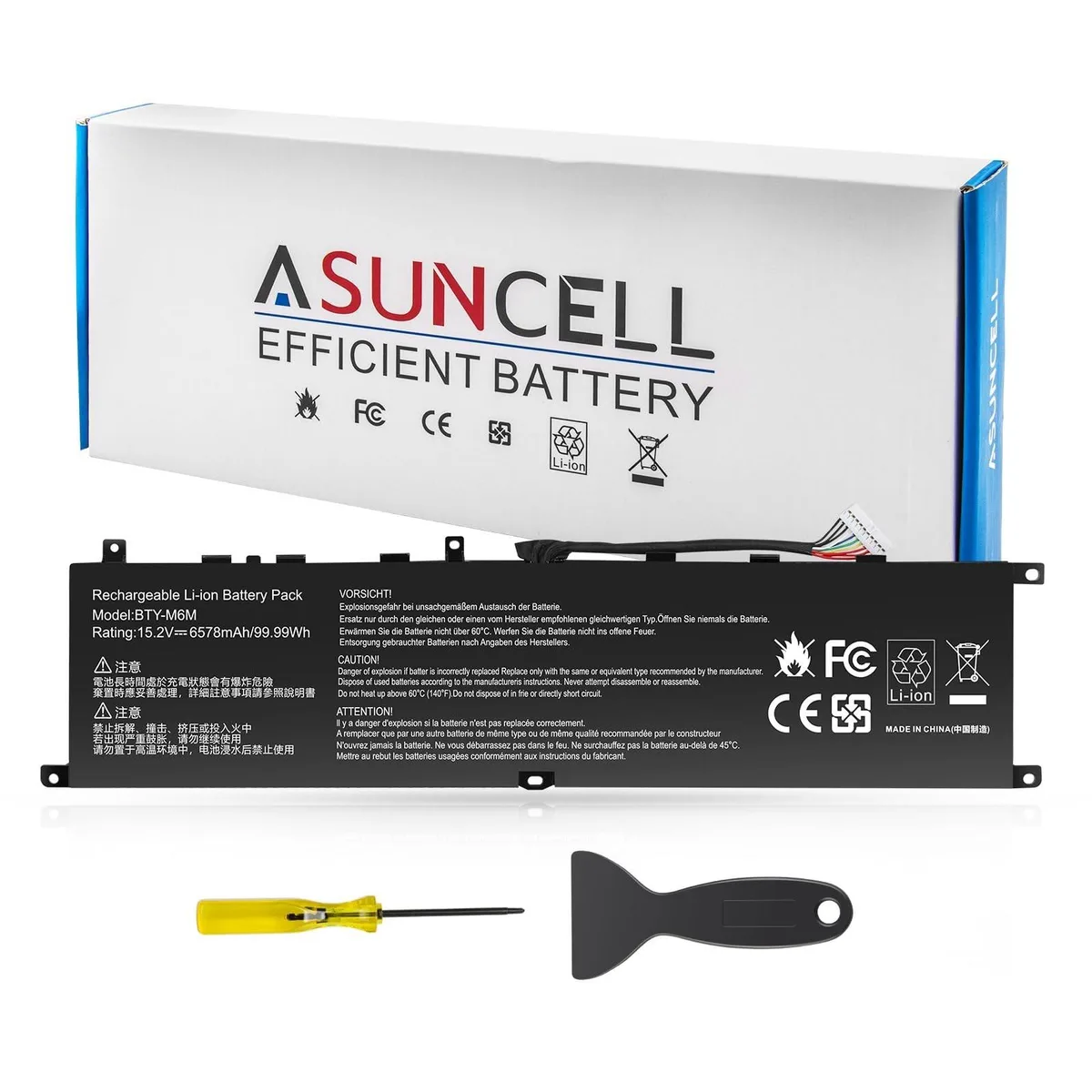BESIGN BESIGN BTY-M6M 99.99Wh 15.2V 4-Cell 2 in 1 accessory — product photo