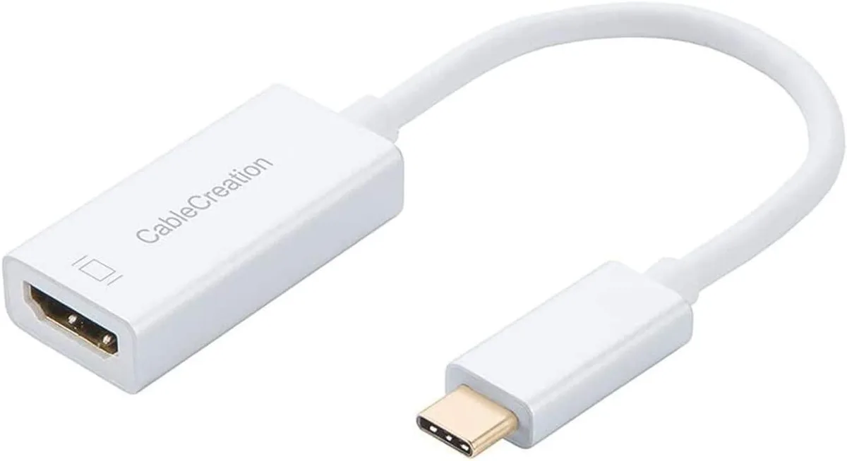 CableCreation CableCreation USB-C to HDMI Adapter 4K 60Hz White — product photo
