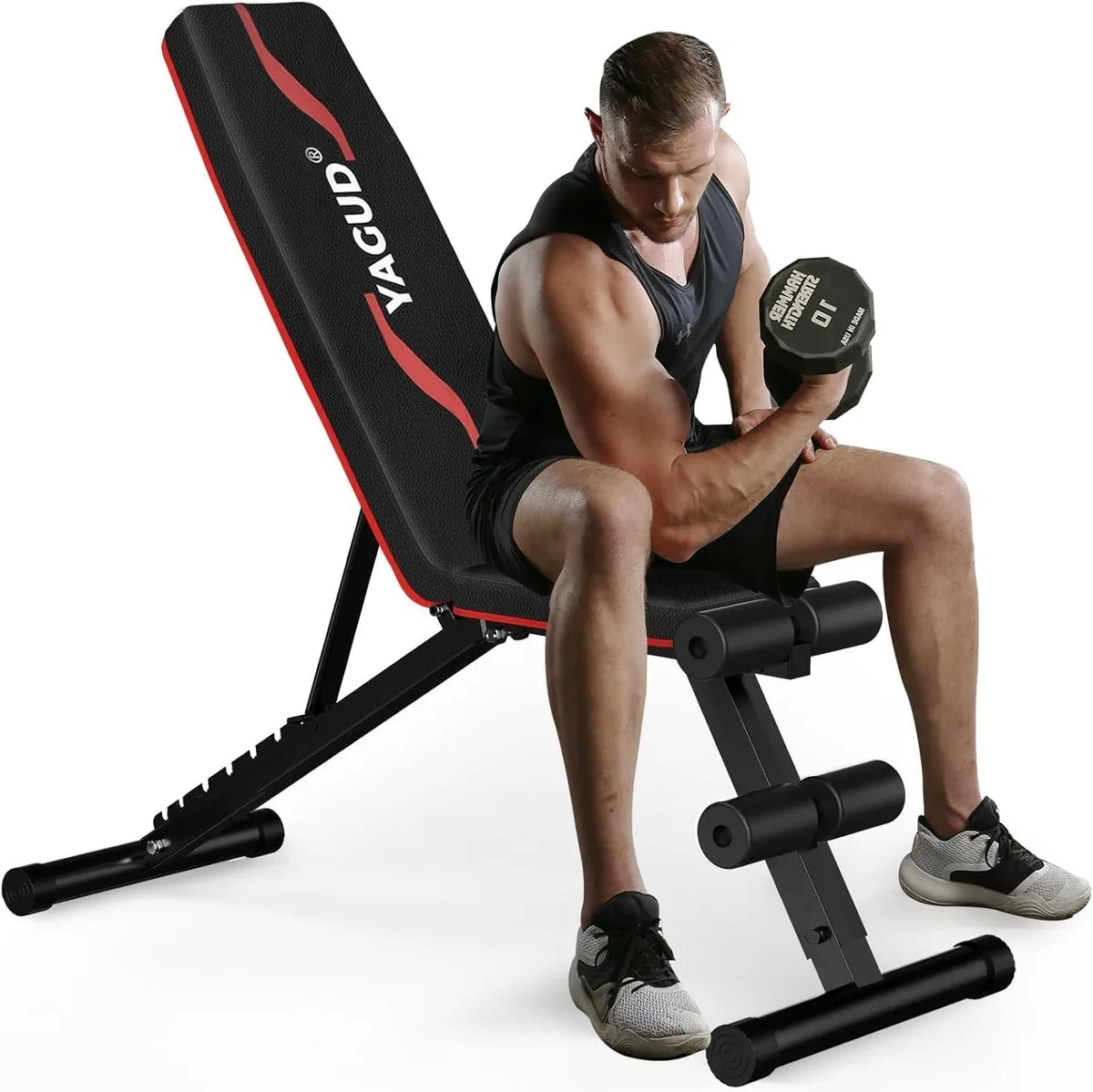 TAURKENAM TAURKENAM Adjustable Weight Bench 880 lb 20.5 lb weight training — product photo